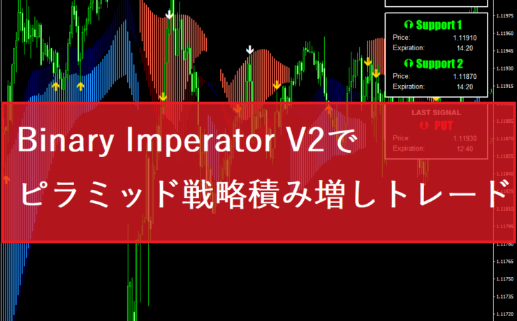 Binary Imperator V2で ピラミッド戦略積み増しトレード