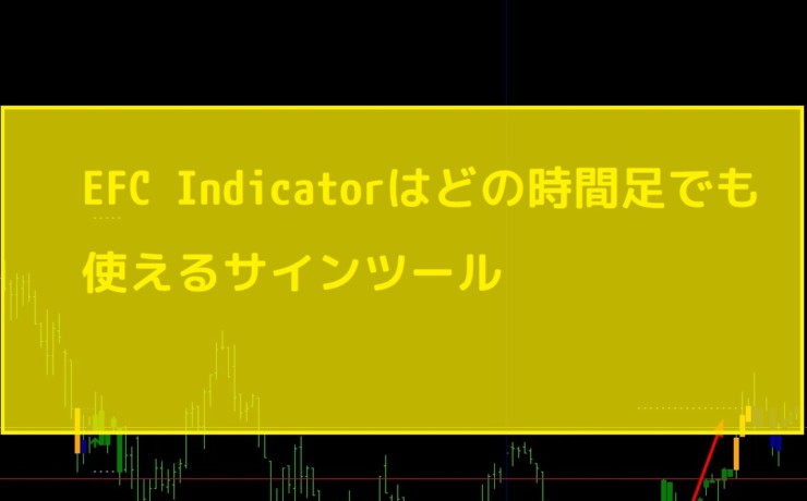 EFC Indicatorはどの時間足でも使えるサインツール