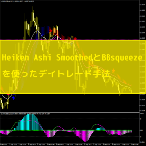 Heiken Ashi SmoothedとBBsqueezeを使ったデイトレード手法