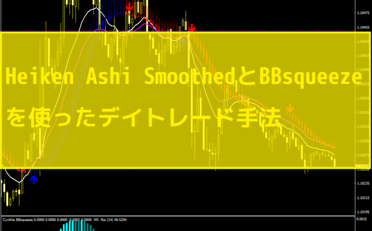 Heiken Ashi SmoothedとBBsqueezeを使ったデイトレード手法