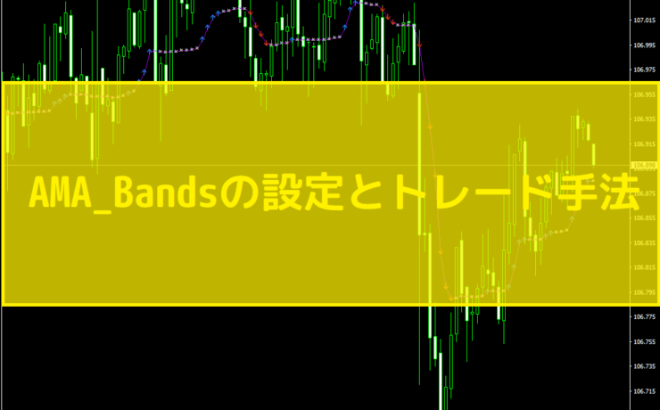 AMA_Bandsの設定とトレード手法