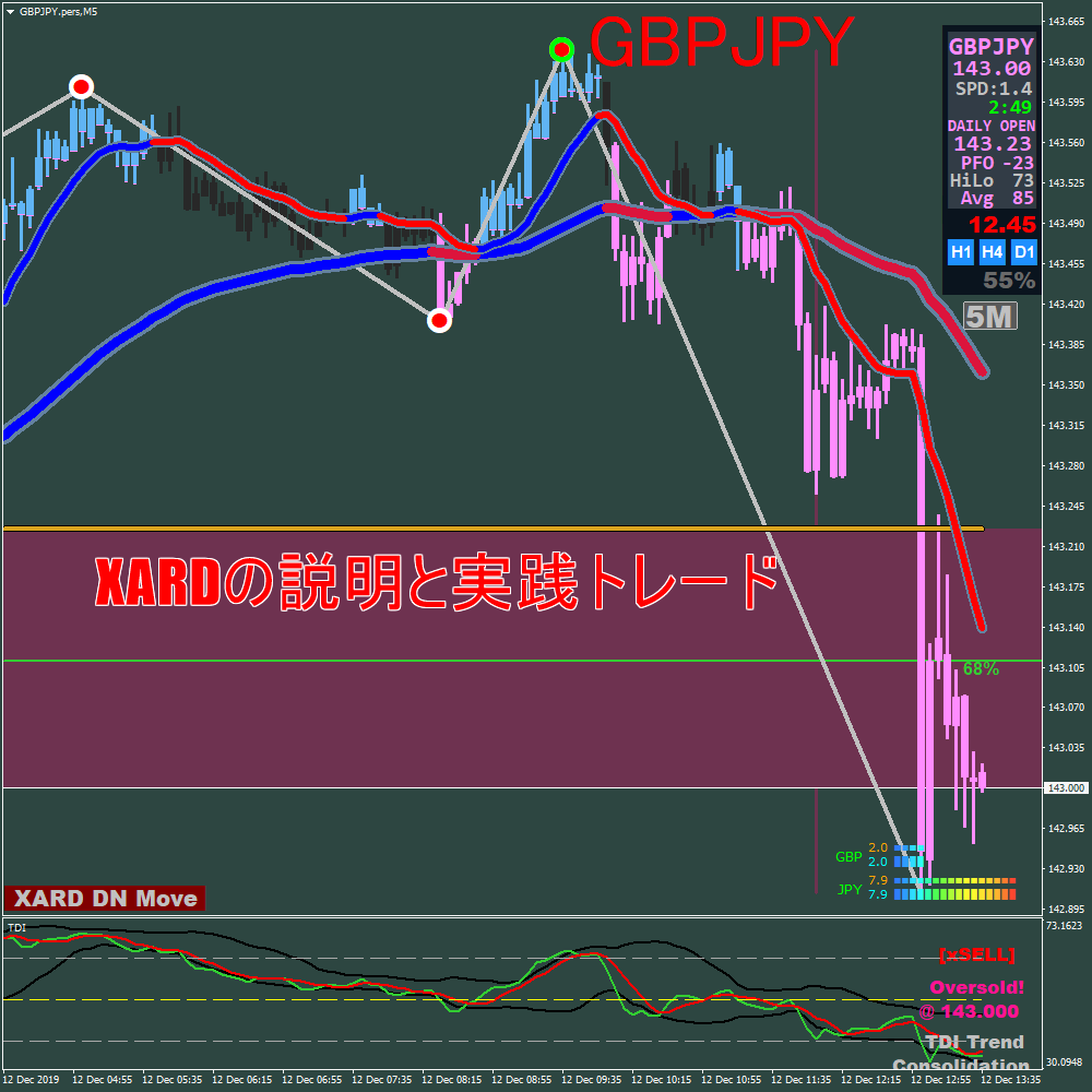 XARDの説明と実践トレード