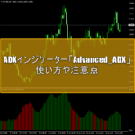 無料ADXインジケーター「Advanced_ADX」の使い方や注意点