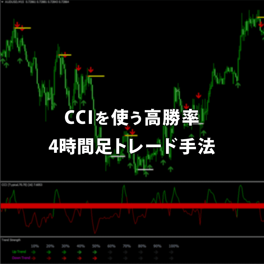 CCIを使う高勝率4時間足トレード手法