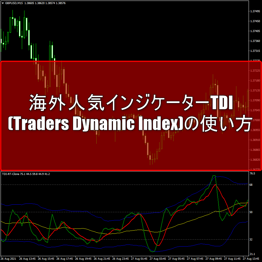 海外人気インジケーターTDI(Traders Dynamic Index)の使い方