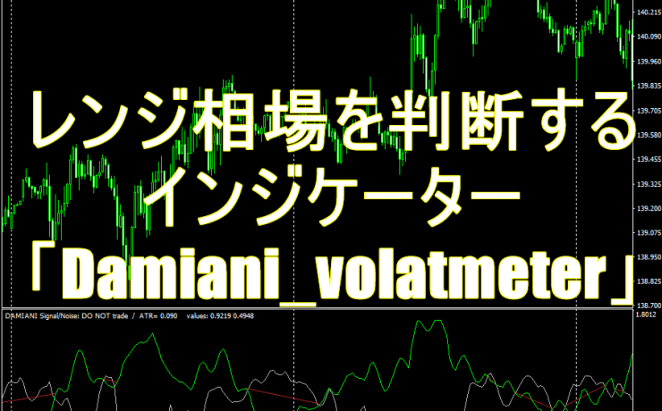 レンジ相場を判断するインジケーター「Damiani_volatmeter」