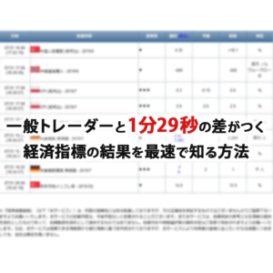 経済指標の結果をリアルタイムに最速で知る方法