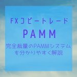 完全放置のFXコピートレード「PAMM」システムを分かりやすく解説