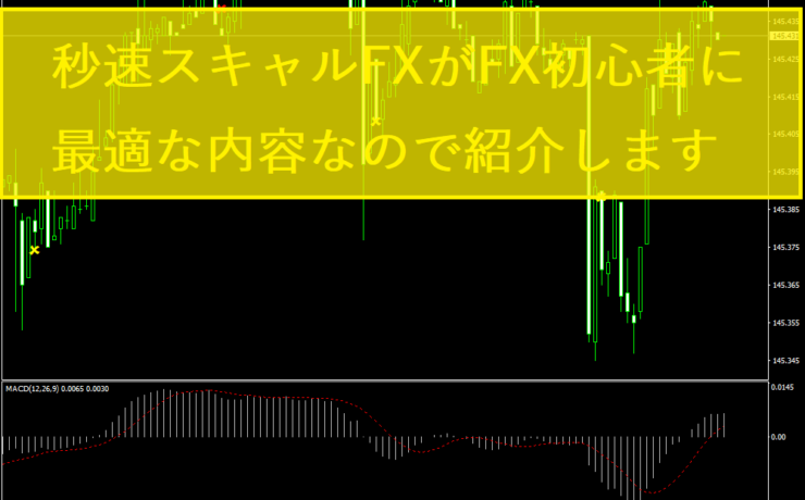 秒速スキャルFXがFX初心者に最適な内容なので紹介