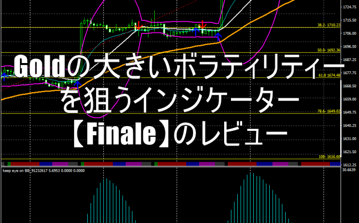 Goldの大きいボラティリティーを狙うインジケーター【Finale】のレビュー