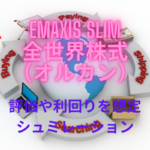 eMAXIS Slim全世界株式(オール･カントリー)の評価や利回りを想定したシュミレーション