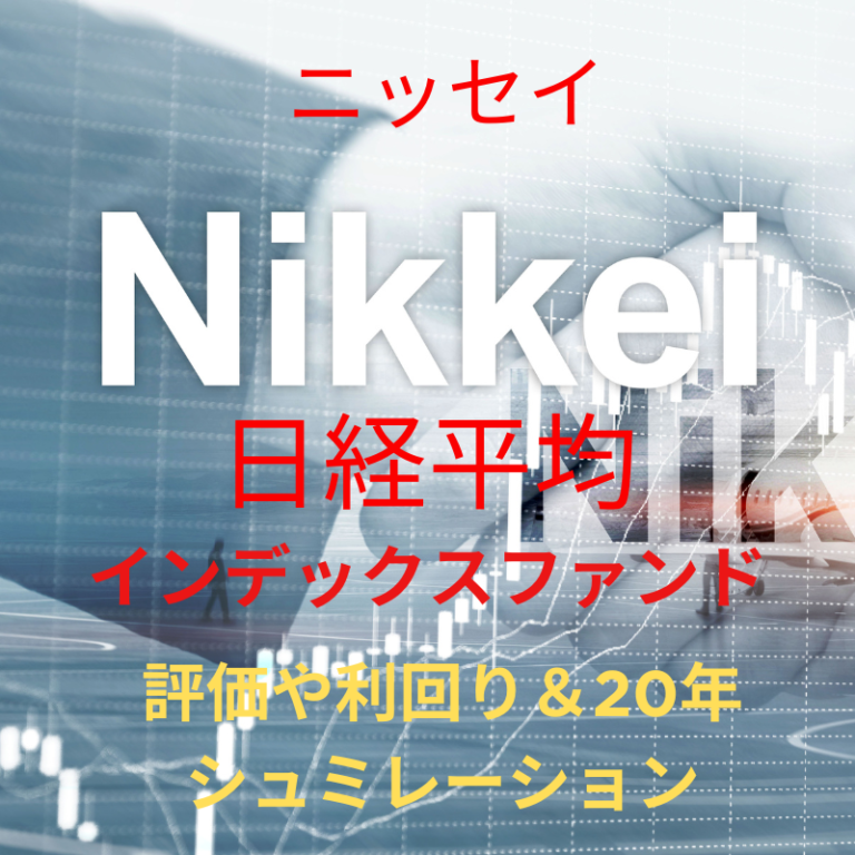 ニッセイ日経平均インデックスファンドの評価や20年後の運用シュミレーション