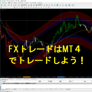 FXトレードでのMT４画像