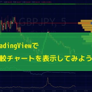 TradingViewで比較チャートを表示してみよう