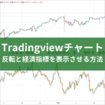 Tradingviewチャート反転と経済指標を表示させる方法