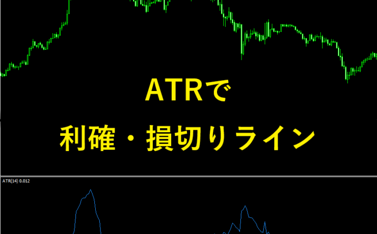 ATRで利確・損切りライン