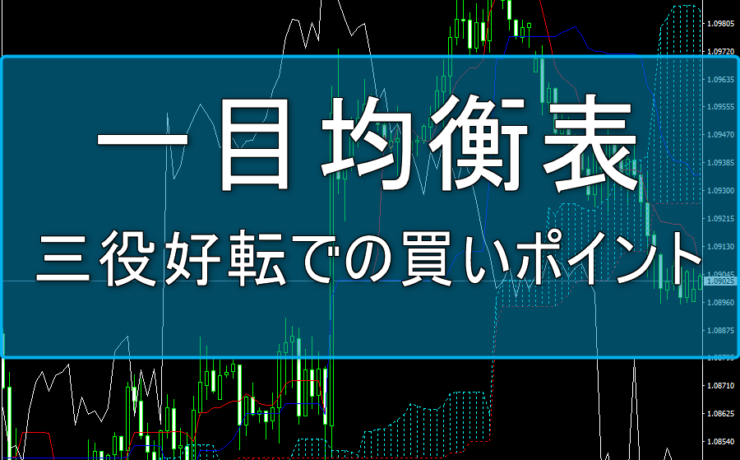 一目均衡表で三役好転での買いポイント