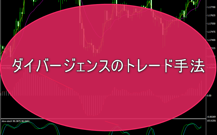 MACDやスローストキャスを使ったダイバージェンス手法をご紹介します