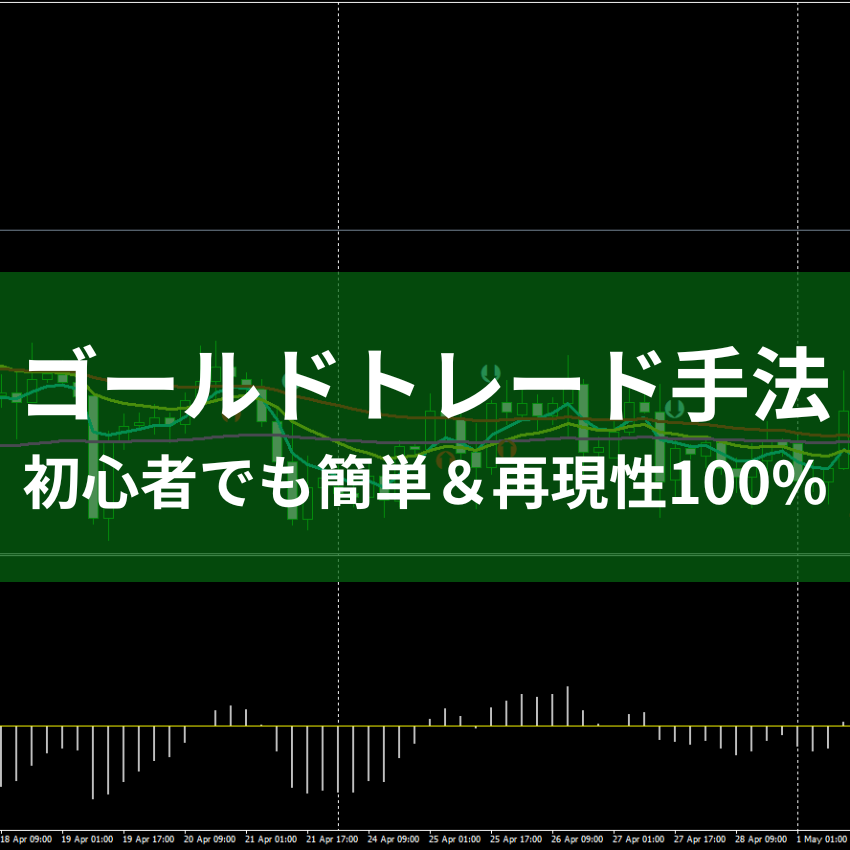 初心者でも簡単＆再現性100%のゴールドトレード手法